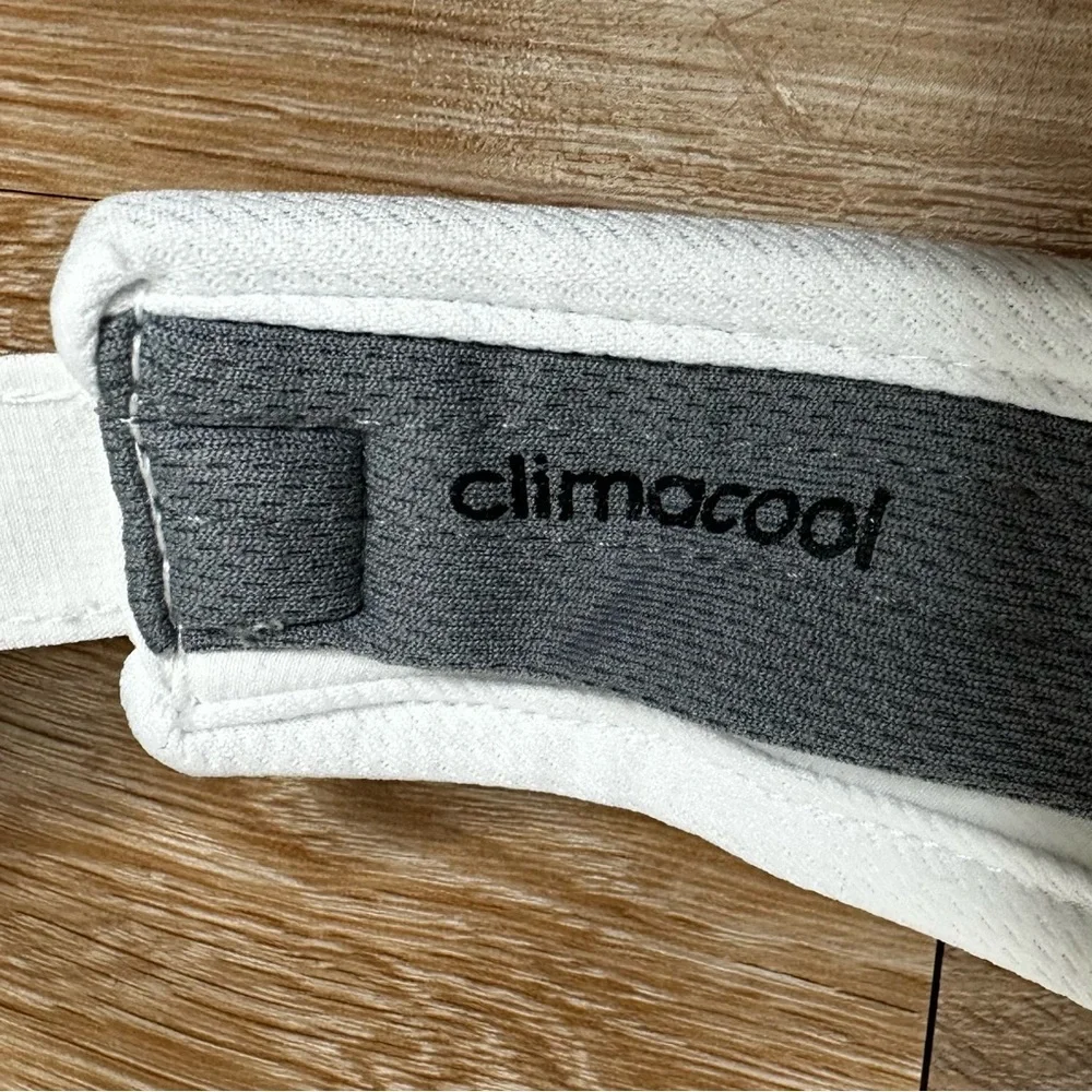 Adidas Unisex Adizero Climacool White Athletic Performance Visor Hat, OS